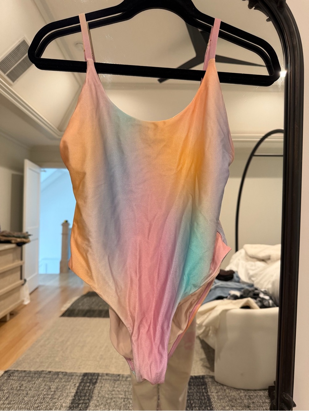 PQ Swim Pastel Rainbow Tie Dye One-Piece Swimsuit